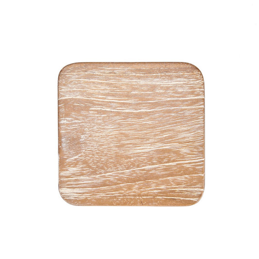 The Material Coaster - Medium Rustic Washed White