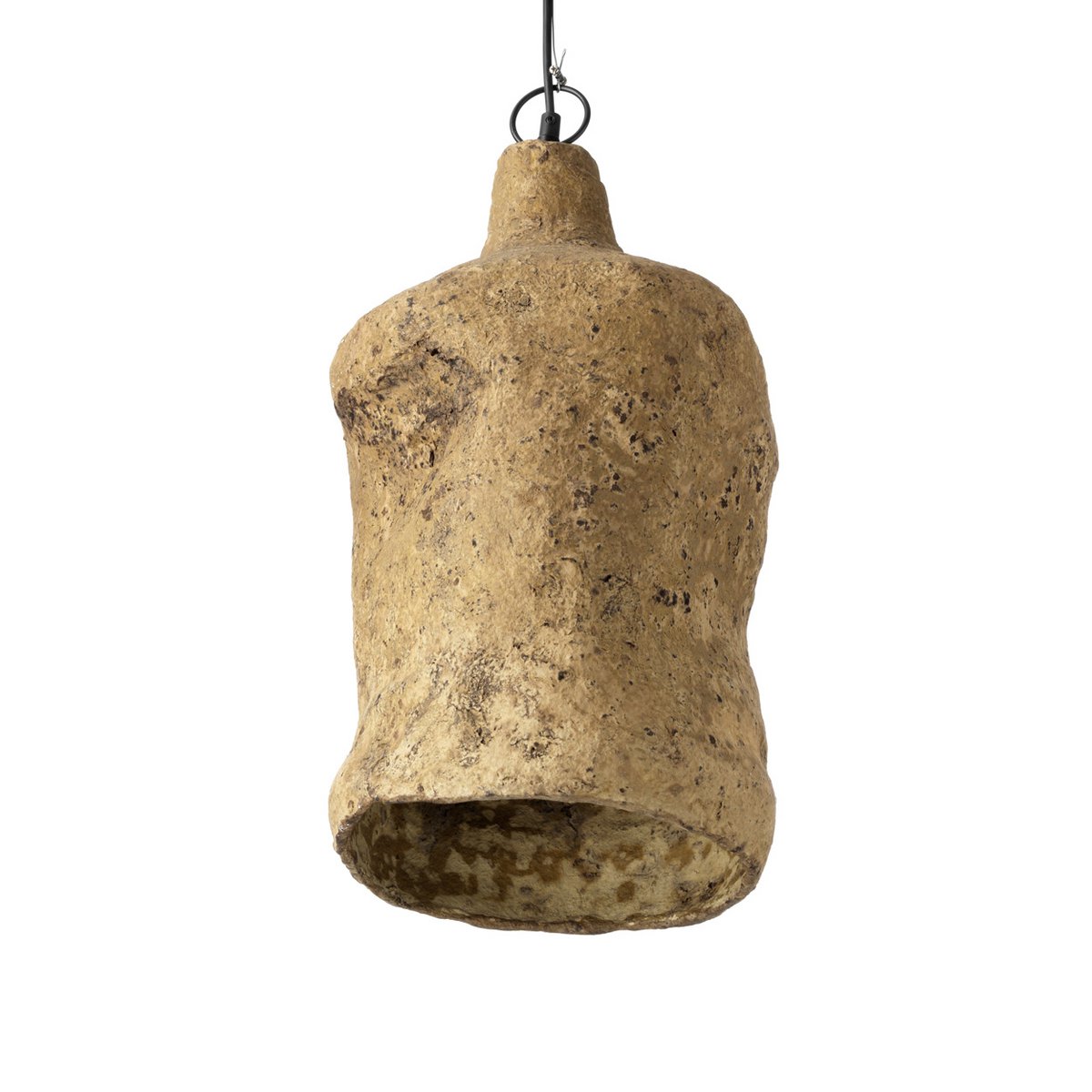 Papier-Mâché Pendant Light - Large Mud Moloko Style