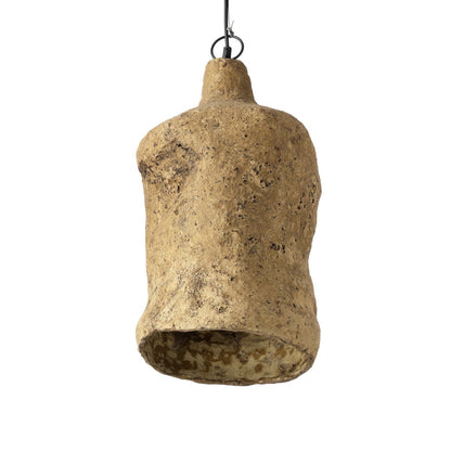Papier-Mâché Pendant Light - Large Mud Moloko Style