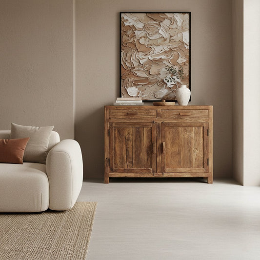 Ανακυκλωμένος Ξύλινος Μπουφές Farmwood - Ρουστίκ Ντουλάπι Αποθήκευσης