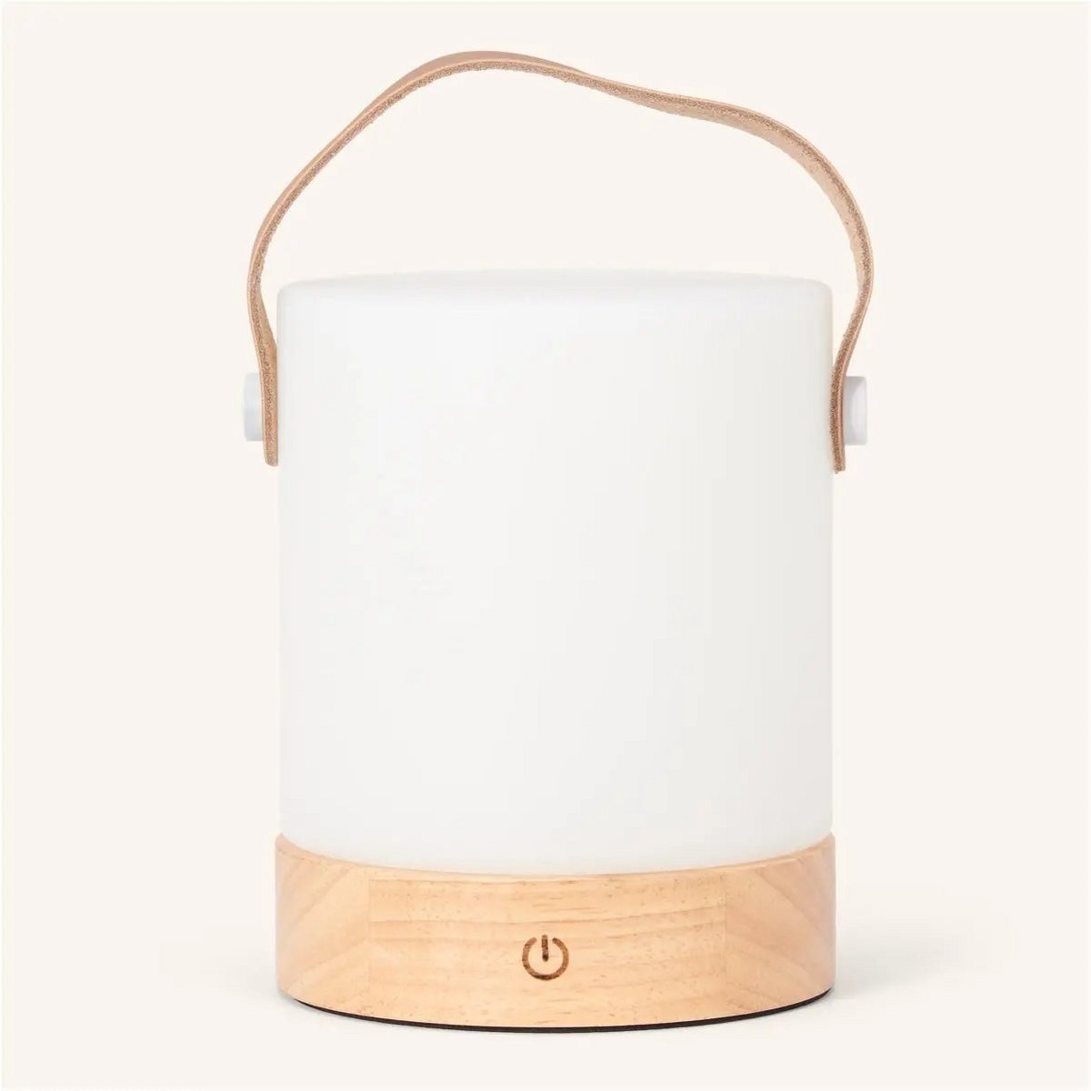 Cordless Wooden Table Lamp – Light Brown Dimmable Rechargeable Lamp