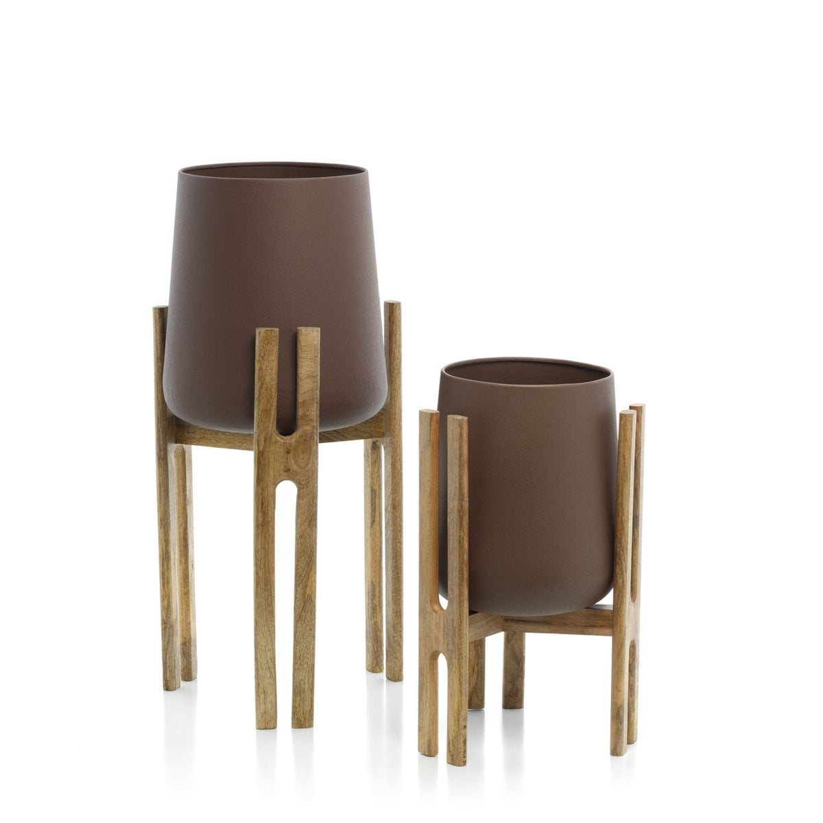 The Forked Root Planter - Natural Brown - L