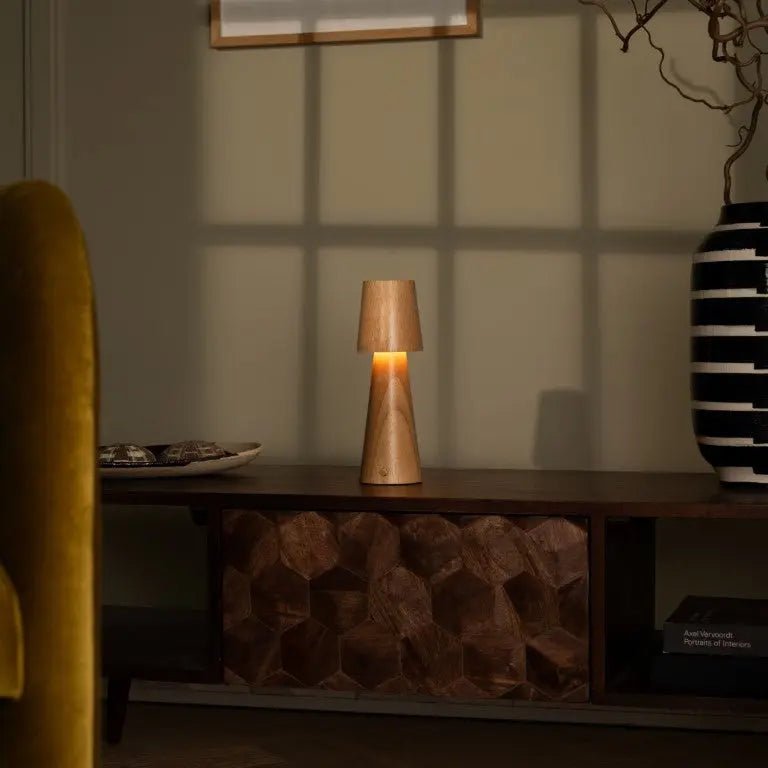 Lucas Rechargeable Table Lamp | Dimmable, Cordless & Up to 100 Hours of Battery Life
