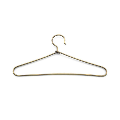 Brass Clothing Hanger - Gold Minimalist Closet Hanger, Medium