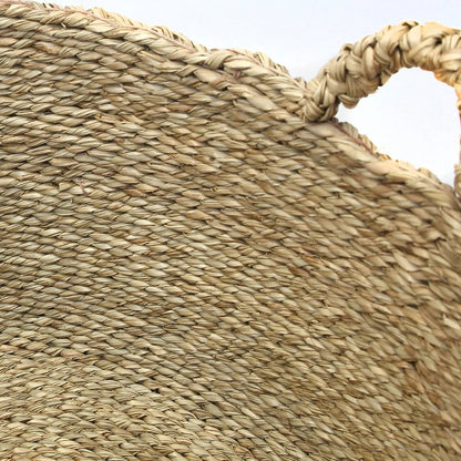 Seagrass Storage Basket – Quatre Mains Design, Natural Finish - Medium