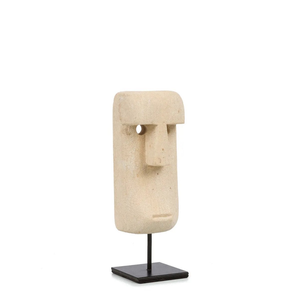 Sandstone Sumba Stone Statue - Hand-Carved Indonesian Decor