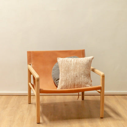 Cotton Cushion Cover - Natural Beige, Sustainable Home Decor