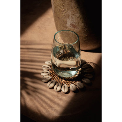 The Colonial Shell Coaster - Natural Brown