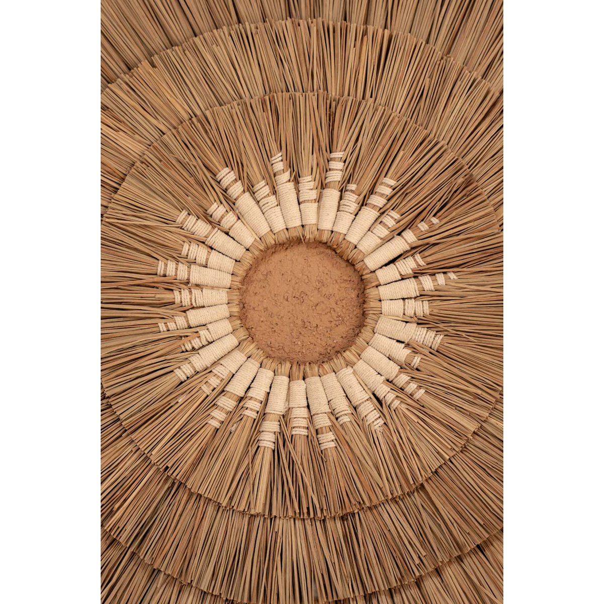 Natural White Wall Decor – Handcrafted Neutral Wall Hanging
