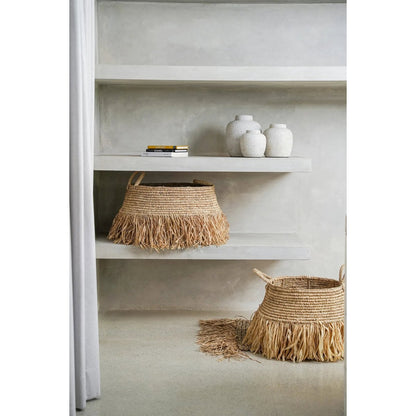 Cestas de Rafia Deluxe - Natural - Mediana
