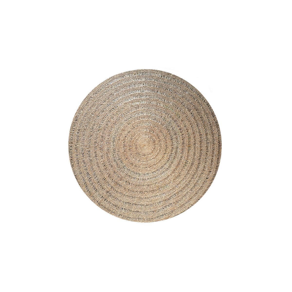 Seagrass Area Rug - Round Natural Fiber Carpet for Living Room - 100