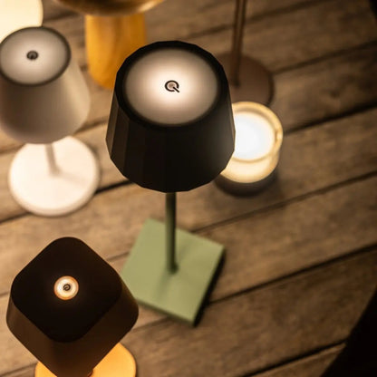William Sage Green Rechargeable Table Lamp | USB-C, Dimmable, 120-Hour Battery