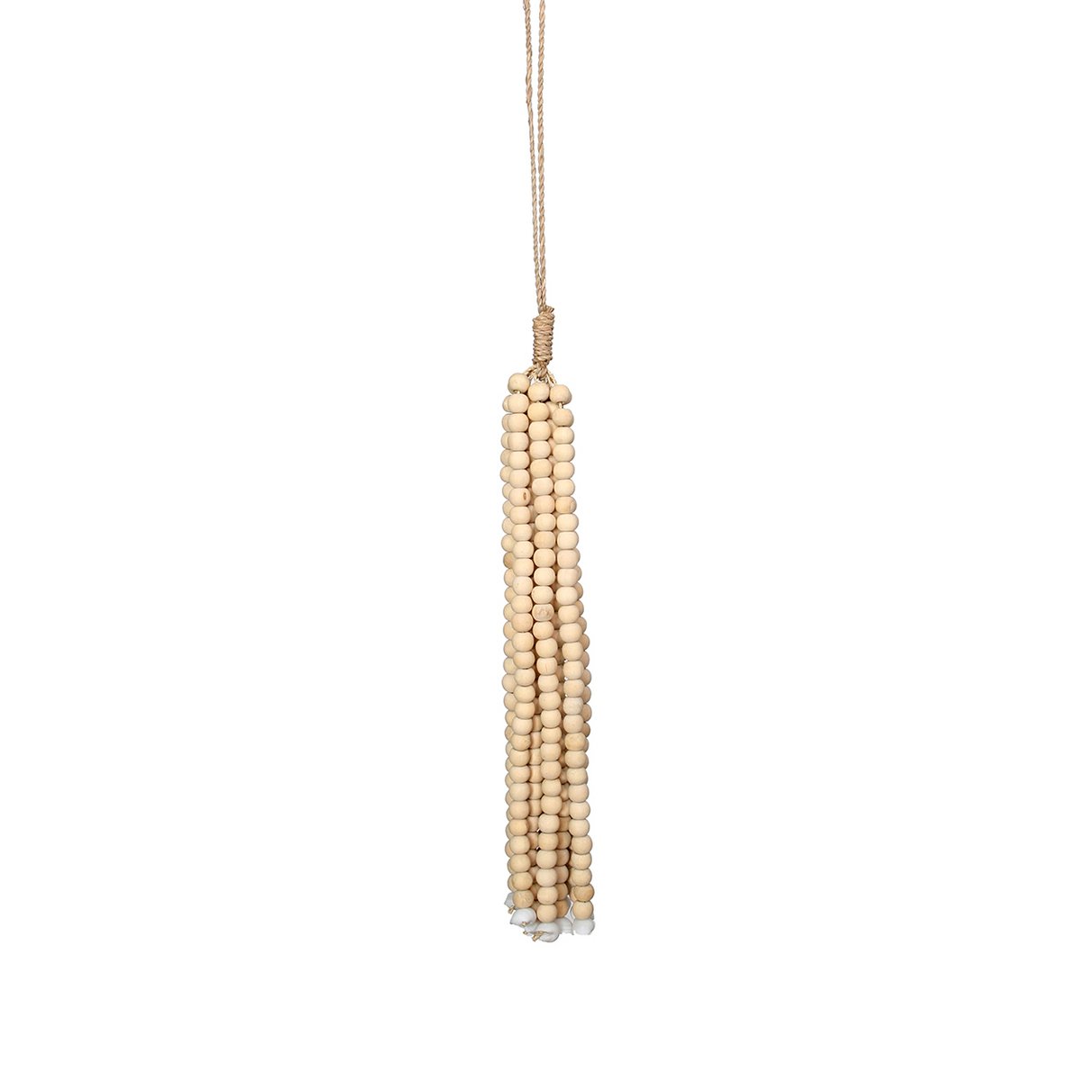 The Wooden Beads Tassel - Natural