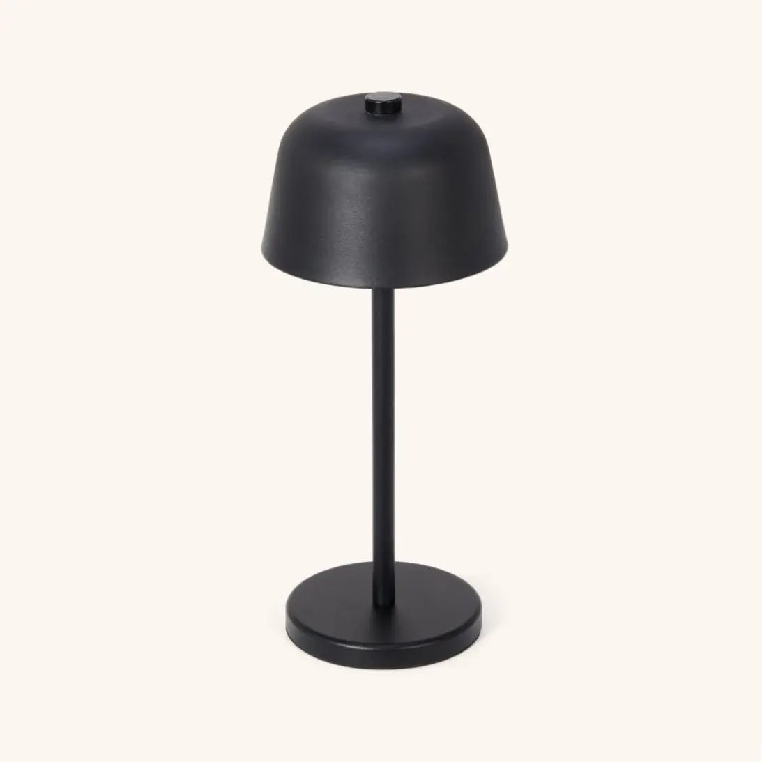 Rechargeable Table Lamp - Black Cordless Lamp with Dimmer