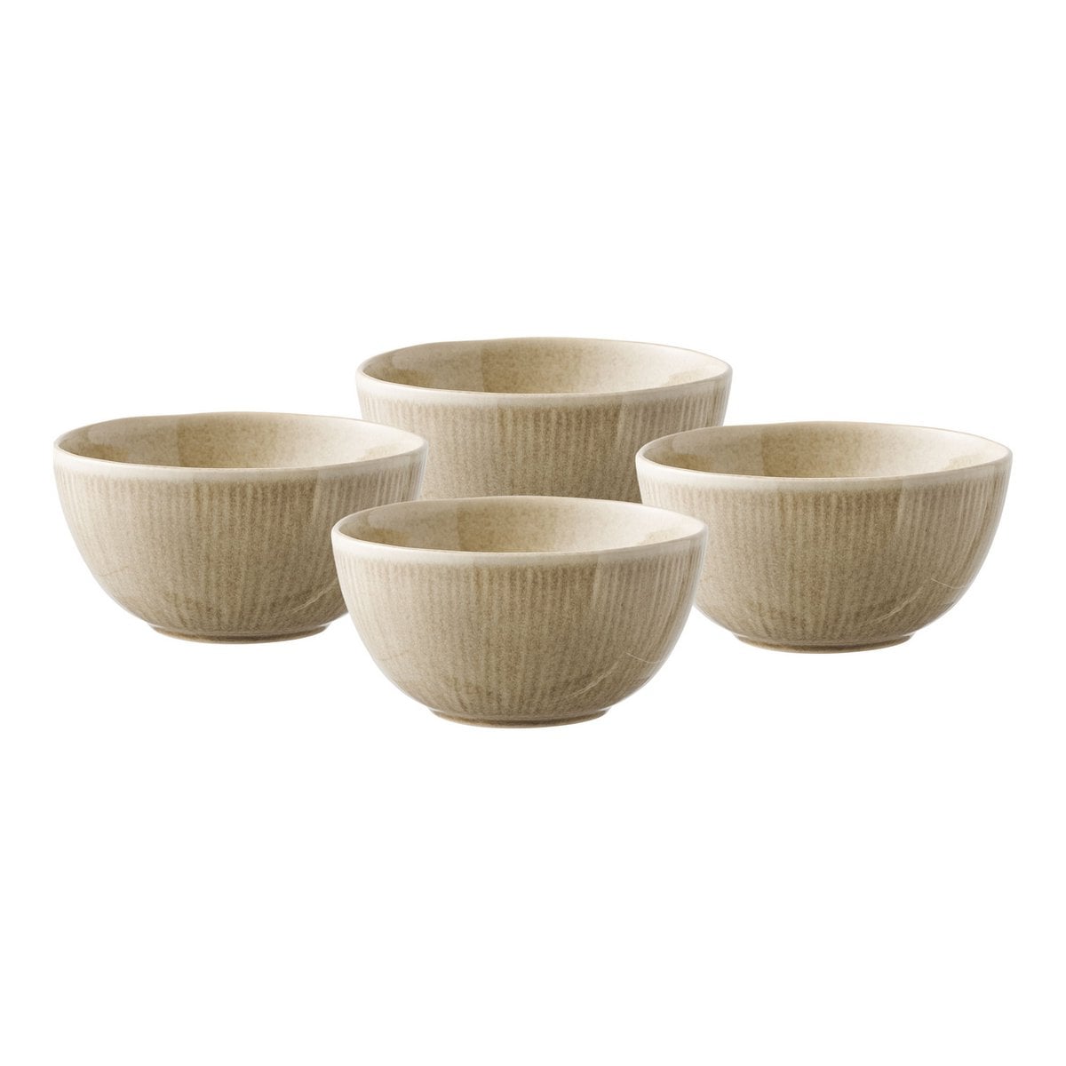 Viola Bowl, ceramic, beige, ø14,5x7 cm, set of 4