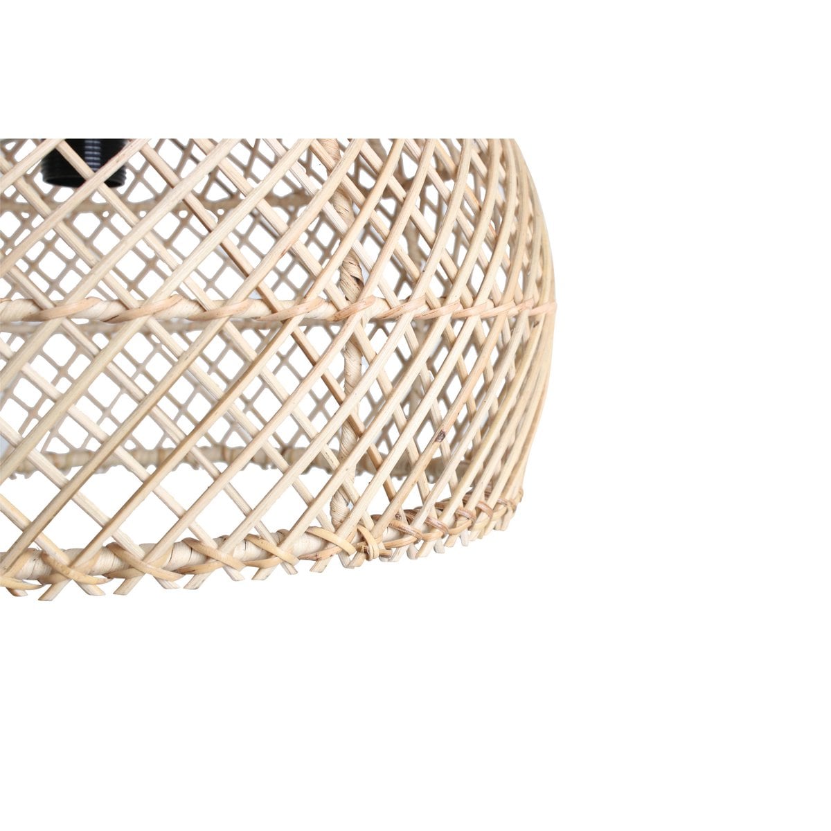 Rattan Pendant Light Woven Hanging Lamp - Natural Small