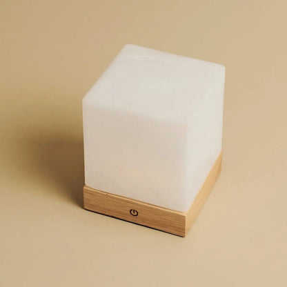 Yce Light Brown Cordless Wooden Lamp | Rechargeable, Dimmable & 100-Hour Battery Life