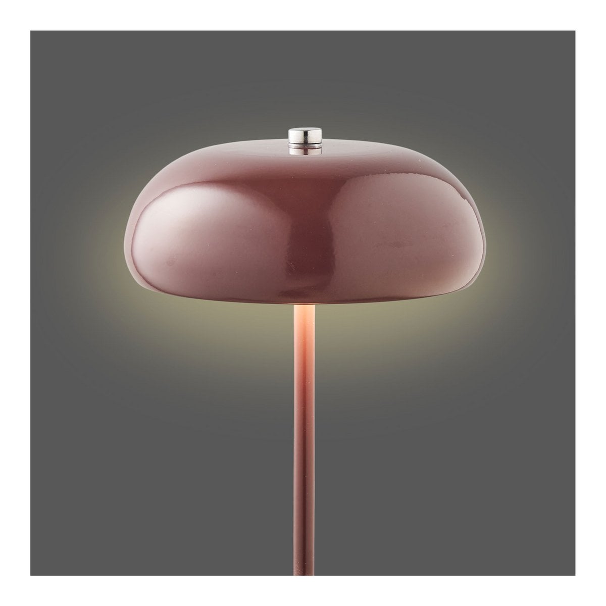 Metal Table Lamp – Bordeaux Rechargeable Desk Light, 16cm