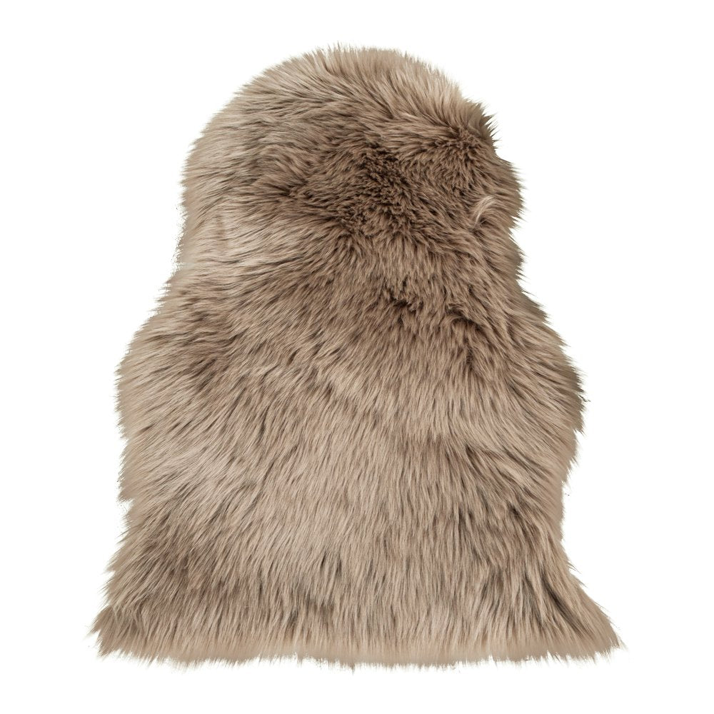 Lambskin Artificial - Light Brown, Polyester, 50x85cm