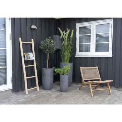 Teak Ladder - Natural Wood Decorative Accent, 50x150cm
