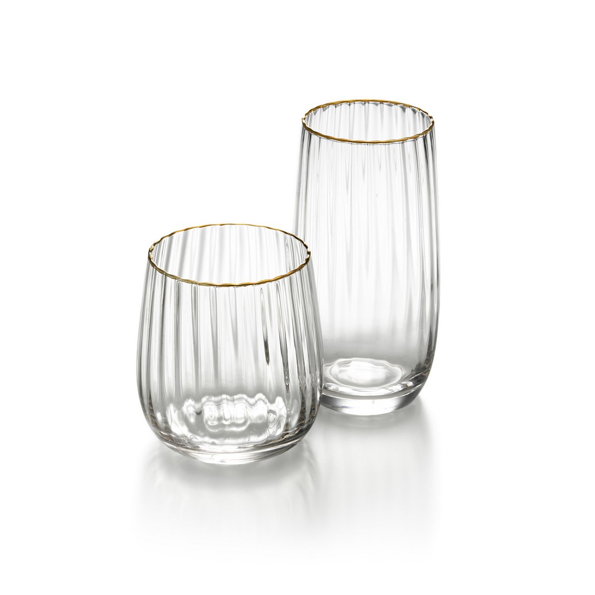 The Golden Rim Tumbler - Natural Gold