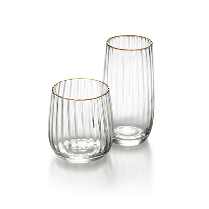The Golden Rim Tumbler - Natural Gold