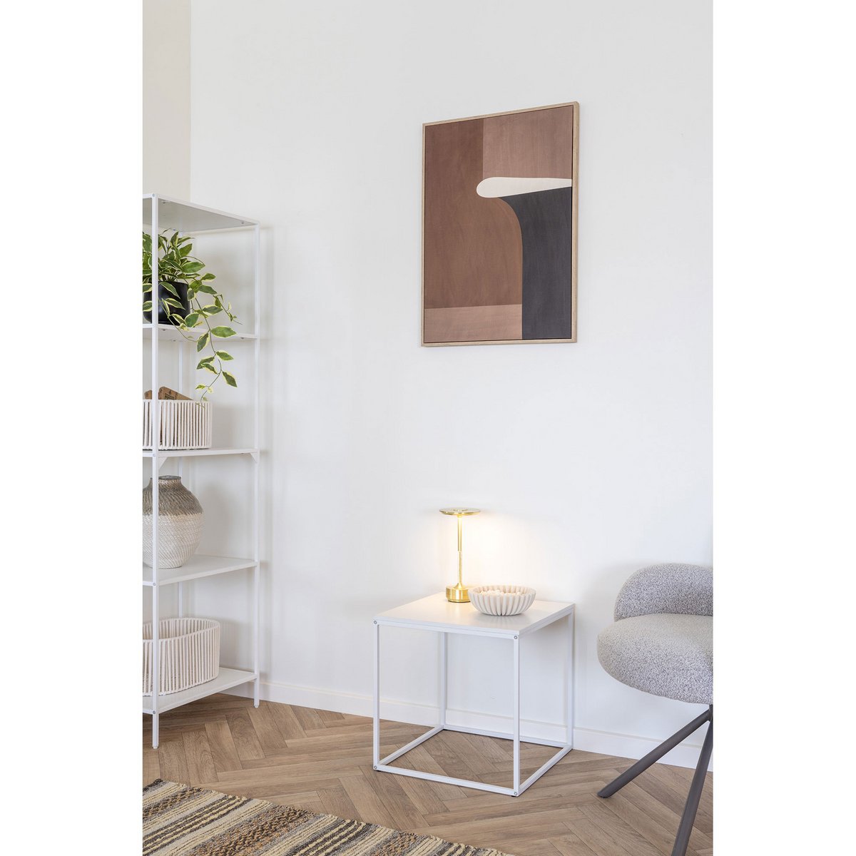 Lyneham LED Table Lamp - Brass, Aluminum, 28.5cm