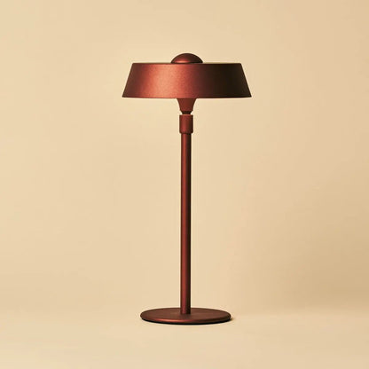 Bronze USB Rechargeable Table Lamp – Minimalist Dimmable Bedside Light
