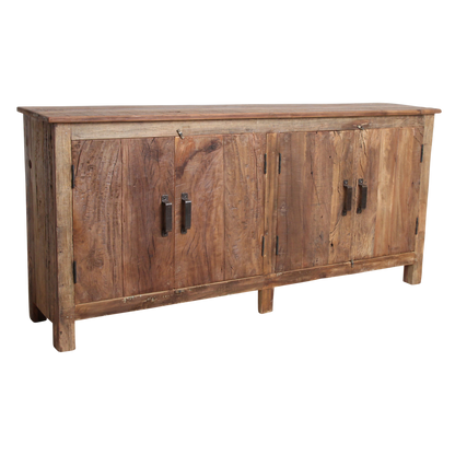 Recycled Wood Sideboard – Farmwood 4-Door Rustic Storage