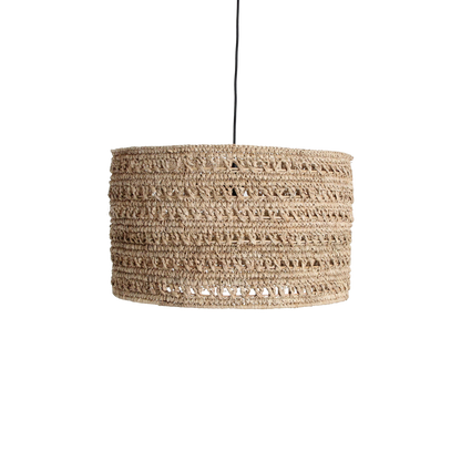 Seagrass Hanging Lamp - Natural Woven Pendant Light, Large