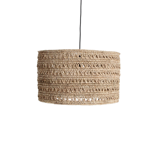 Seagrass Hanging Lamp - Natural Woven Pendant Light, Large