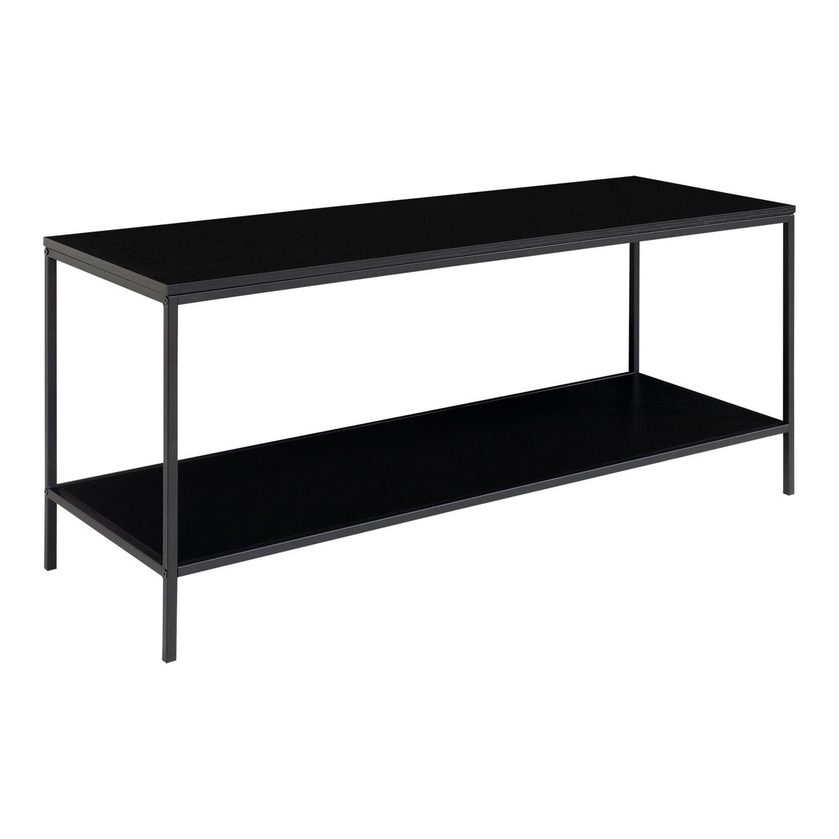 Vita TV Stand - black, steel, 100x36x45cm