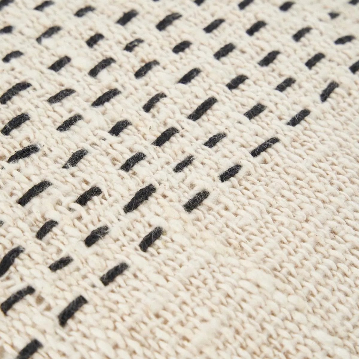 The Misty Cushion Cover - Natural Black