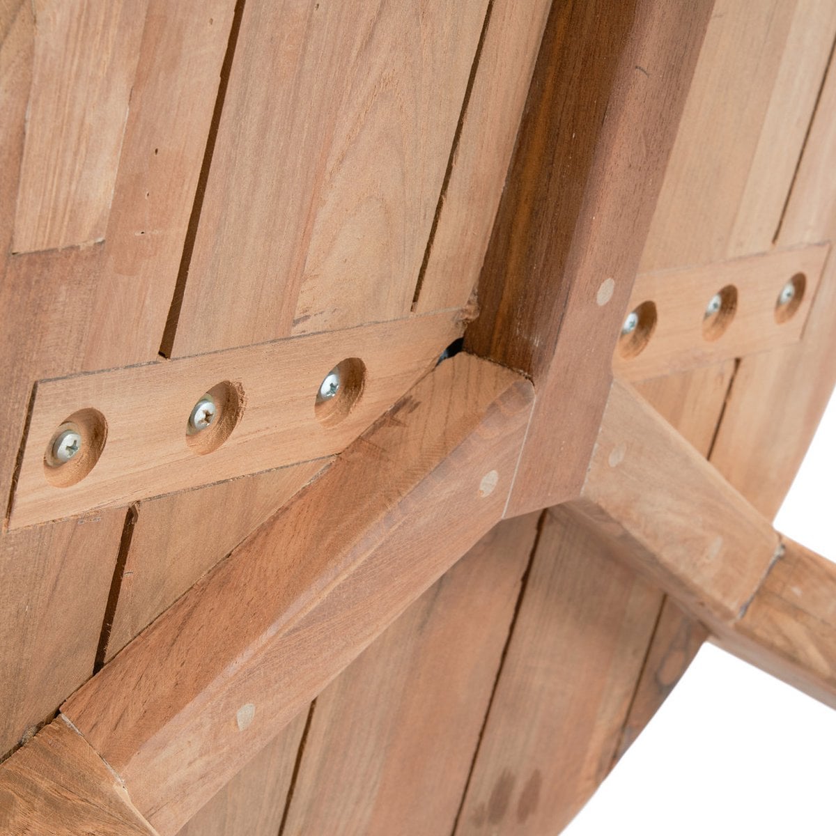 Teak Coffee Table Outdoor - Seseh Three-Leg Design - Medium