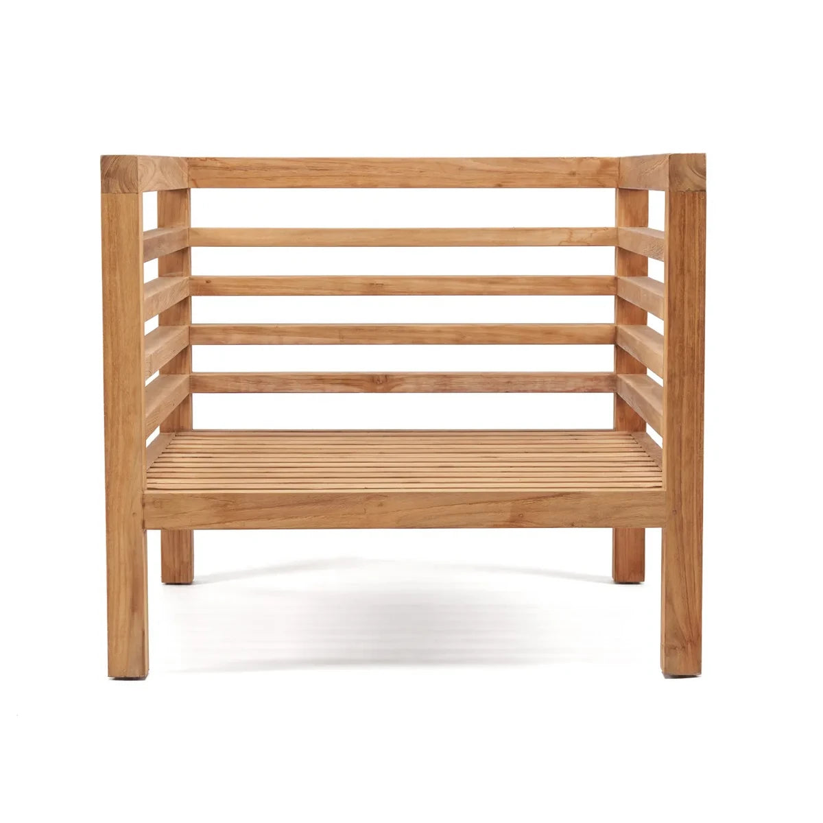 Teak One Seater Sofa - Modular Outdoor Seating
