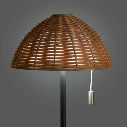 Metal LED Table Lamp Rechargeable - Nature & Black Finish