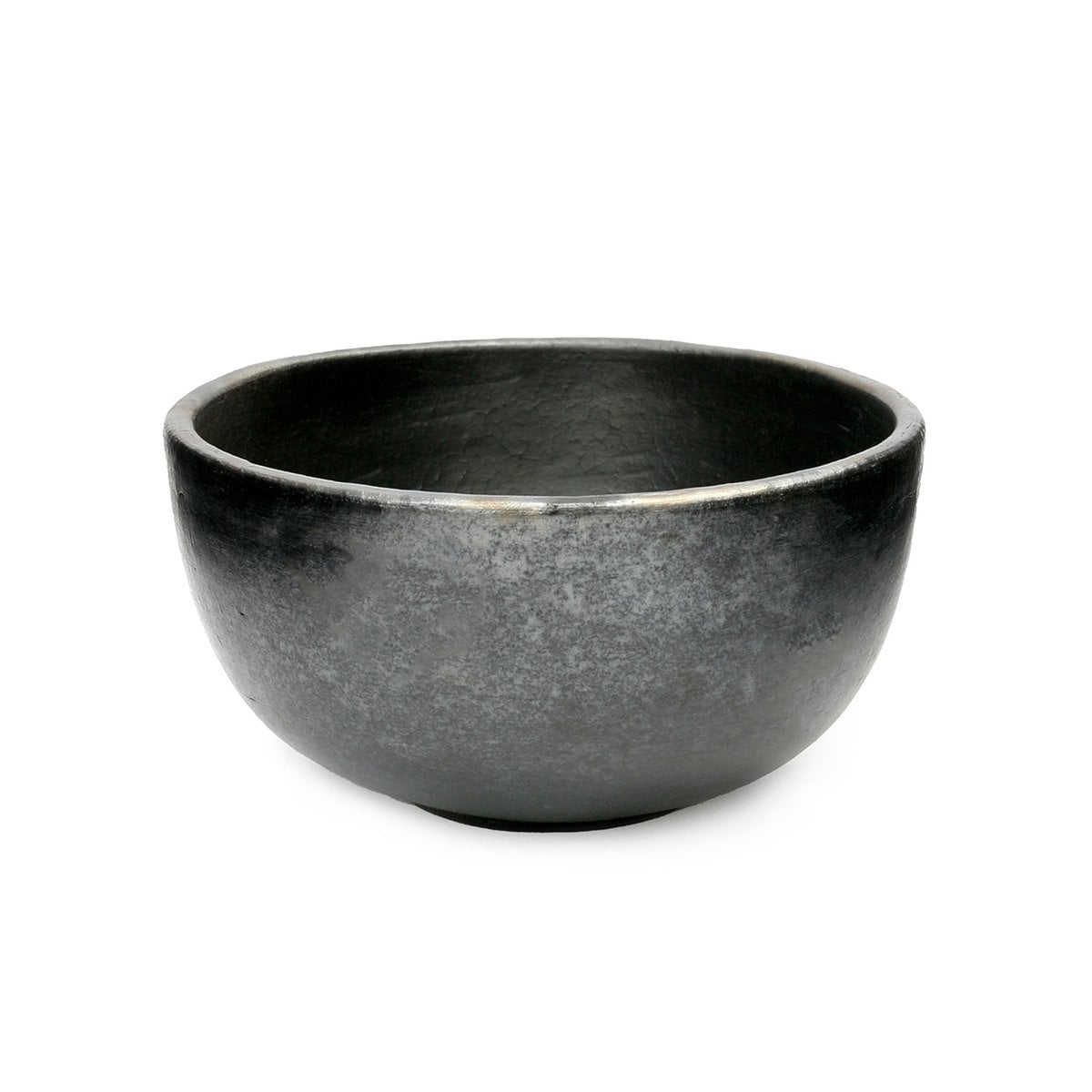 Black Decorative Bowl - Medium Burnt Finish Nordic Style