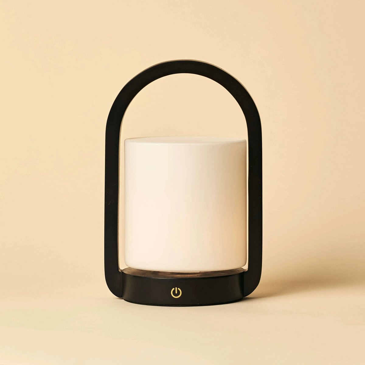 Dark Brown Wooden Table Lamp | Rechargeable, Modern, 3 Light Modes