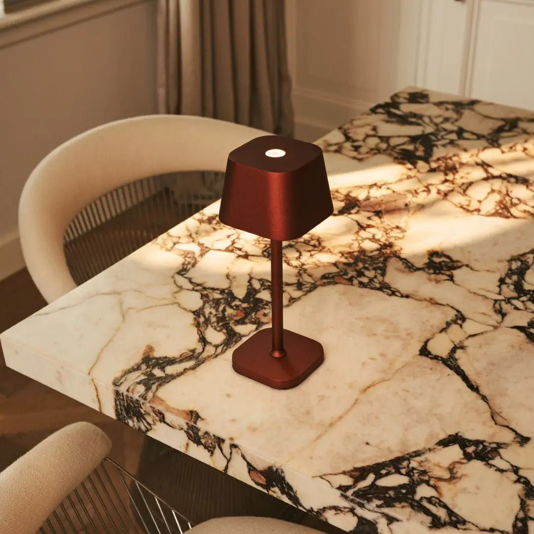 Bronze Rechargeable Table Lamp – Cordless Dimmable Accent Light