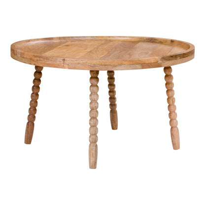 Jammu Coffee Table - Mangowood, Natural - Ø60x35 cm