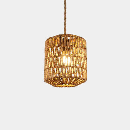 Rattan Pendant Light | Mid-Century Modern