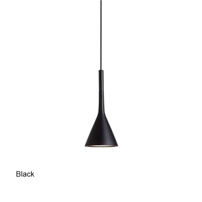 Modern Funnel Pendant Lights | Full Metal