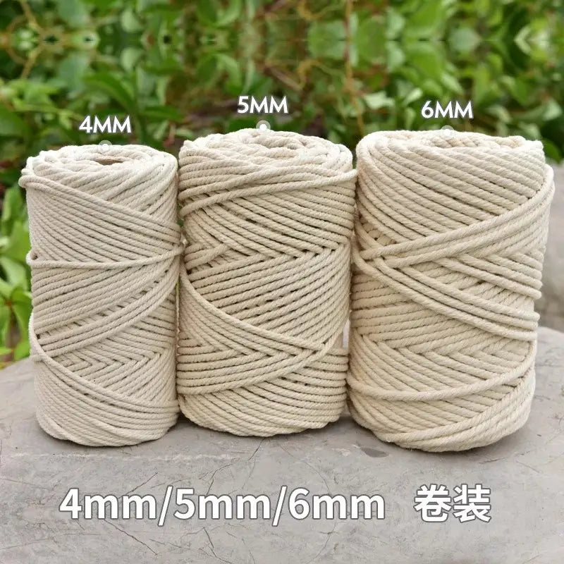 Macrame Cord – Beige Cotton Rope for DIY Boho Decor | sitezone test 02