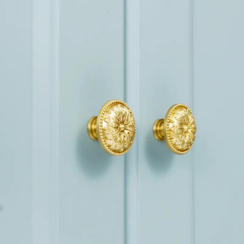 Brass Cabinet Knob – Gold Finish, Luxury Hardware | sitezone test 02