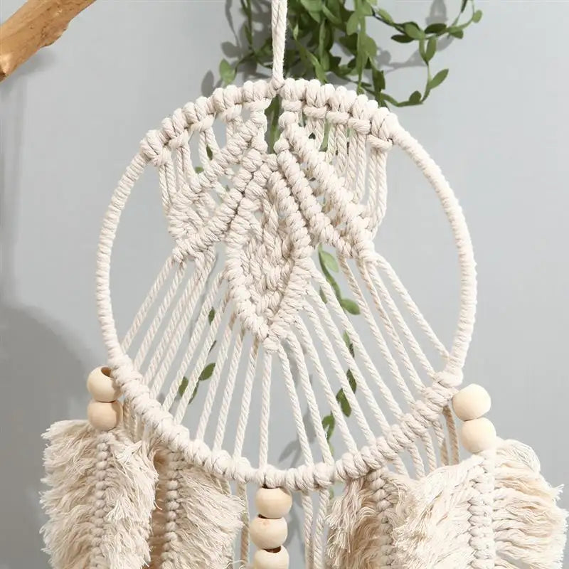 Wooden Macrame Hoop - DIY Floral Wreath & Dreamcatcher