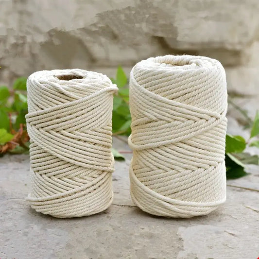 Macrame Cord – Beige Cotton Rope for DIY Boho Decor | sitezone test 02
