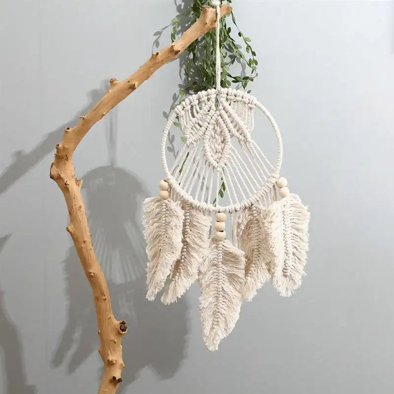 Wooden Macrame Hoop - DIY Floral Wreath & Dreamcatcher