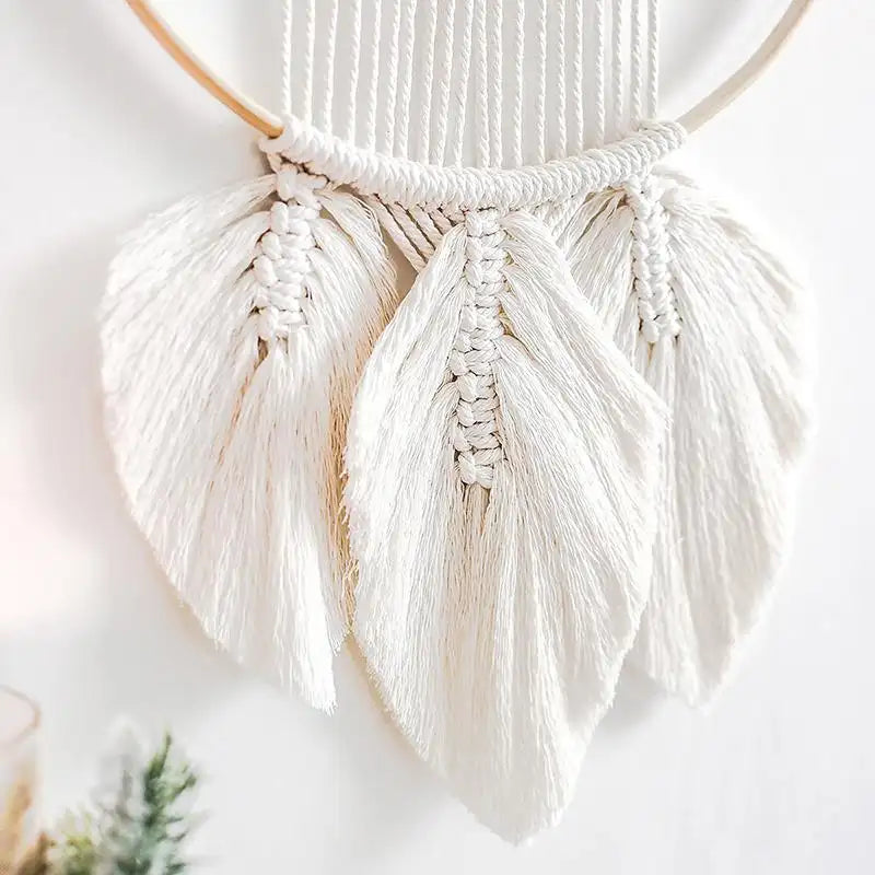 Wooden Macrame Hoop - DIY Floral Wreath & Dreamcatcher