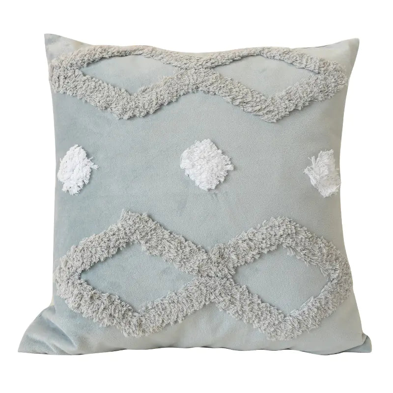 Nordic Tufted Pillowcase - Decorative Throw Cushion - 45x45cm