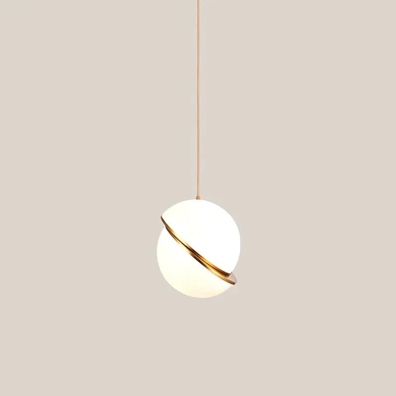 Sliced Sphere Pendant Light | Full Glass